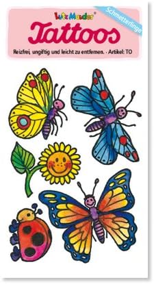 Lutz Mauder Lutz Mauder44496 Schmetterlinge 2 Tattoo (One Size)