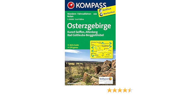 Kompass Wanderkarte Osterzgebirge Wanderkarte Mit Aktiv Guide Rad Und Reitwegen Gps Genau 1 50000 Kompass Wanderkarten Band 808 Amazon De Kompass Karten Gmbh Bucher