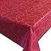 Produktbild NL Meterware Stoff Farbe , Breite & Länge wählbar - Tropfen Rot Premium TEFLON Eckig 140 x 110 bzw. 110x140 cm Tischdecke " Kein Wachstuch " Gartentischdecke Lotus Effekt wasserabweisend Lebensmittelecht