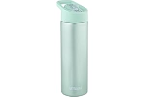 SMASH Gloss Stainless Steel Sipper Drink Bottle Aqua - 750ml