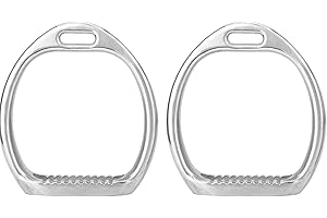 HEEPDD Étriers Enfants Selles de Sécurité Étriers Légers en Aluminium Poli, Moulé sous Pression Enfants, Selles en Fer ForgéÉtrivières