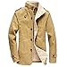 Produktbild JYJM 2018 Jacke Winter lang Weihnachten Herren Herbst Winter Casual Langarm solide lamm Baumwolle Jacke top Bluse Outerwear Team Fall Jacket Herren Jacke Winter Parka mit Fell-Imitat Jacke Mantel