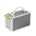 Imported 4 Layers Capacity Pencil Pen Case Travel Brush Makeup Storage Bag Gray RS.690.00