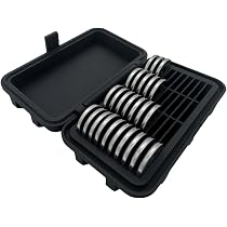 CR2032 Batteriebox für 40 Knopfzellen – kompakte Aufbewahrung – Schutz vor Selbstentladung – Made in Germany – Nachhaltiges PLA – Schwarz – Ideal für Schublade & unterwegs Gewerbe, Industrie & Wissenschaft