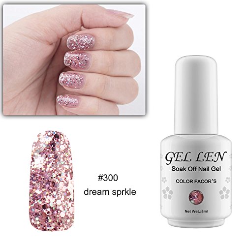 Gellen auflösbarer Nagellack Shellac UV Led nagellack Farblack 8ml 300