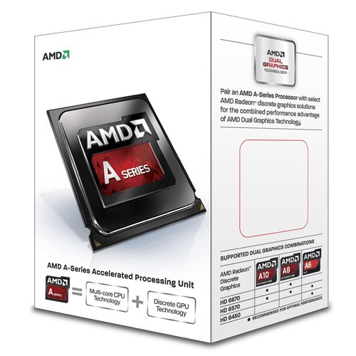 AMD A8-6500 Richland 4.1GHz Socket FM2 65W Quad-Core Desktop Processor AMD Radeon HD AD6500OKHLBOX