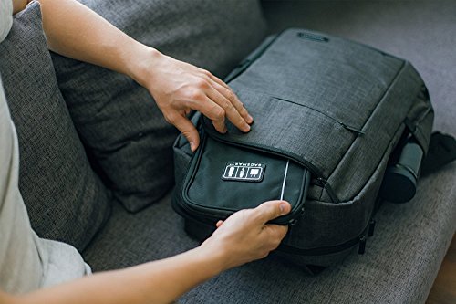 BAGSMART Universeller Elektronikzubehör-Reisekasten für Energy-Banks, USB Drive Shuttle, Kabel - 5