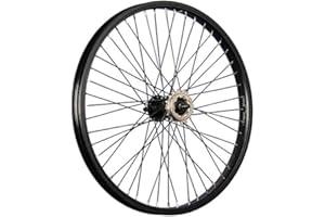 Taylor-Wheels 20 inch BMX Rim Rear Wheel 48 Holes Black with 16 Teeth Sprocket