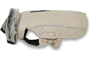 WOLTERS CAT & DOG Wolters Winterjacke Amundsen für Dackel, Größe:46 cm, Farbe:taupe