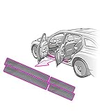 KRATZER WAREN GESTERN: der Einstiegsbereich ist der Bereich der am meisten beansprucht wird, wir von CCW haben einen passgenauen Einstiegsleisten-Satz für Sie produziert. (Einstiegsleisten SETs varieren zwischen allen Fahrzeugen und können zwischen 2-8 Einstiegsleisten haben, das Bild ist nur ein Beispielbild)