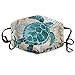 Produktbild Fashion Outdoor Mouth Mask with Design, Reusable Half Face Mask Anti-dust Mask, Adjustable Mouth Masks for Dust, Unisex Sea Turtle Theme Windproof Face Mask Filters Flu Germs for Men Women