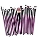Tonsee® Professional 20 pcs Makeup Brush Set tools Make-up Toiletry Kit Wool Brand Make (Purple)