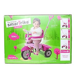 smart trike pink and green
