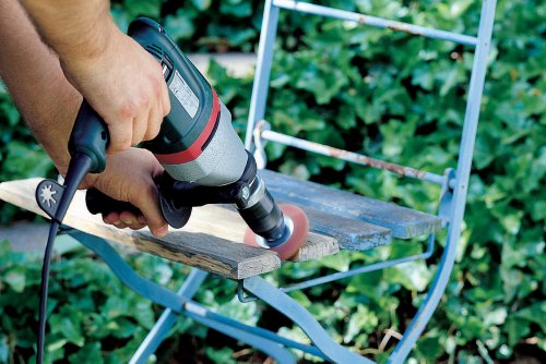 wolfcraft Nylon-Scheibenbürste Ø 75 x 10 mm, Seckskant-Schaft (6.35 mm), 1500000 - 2