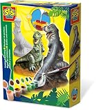 Instrucciones incluidas Ses- Moldea y Pinta T-Rex, (01283)