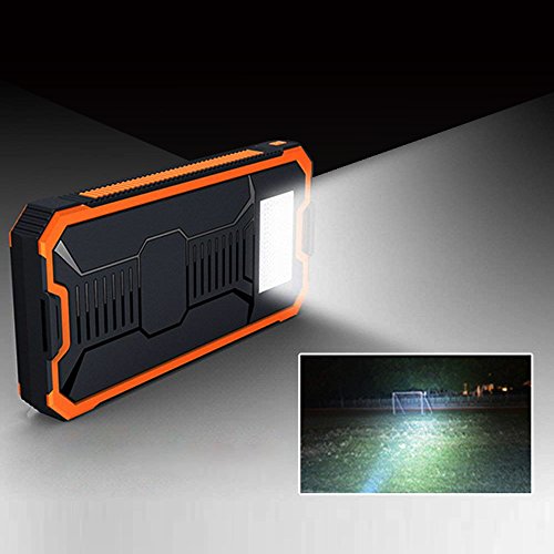 Newrita Batterie Externe 16000mAh Chargeur Solaire avec 2ports Batterie Solaire Portable avec LED Batterie de Secours pour iPhone iPad Samsung HTC LG Smartphone Tablette etc Orange reviews Newrita Batterie Externe 16000mAh Chargeur Solaire avec 2ports Batterie Solaire Portable avec LED Batterie de Secours pour iPhone iPad Samsung HTC LG Smartphone Tablette etc Orange