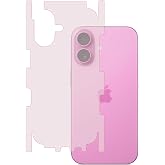 Iphone 16 ile Uyumlu 360 Arka Kaplama Mat Şeffaf