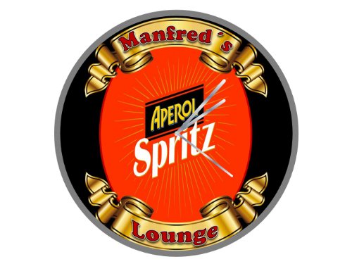 Preisvergleich Produktbild Aperol Wanduhr