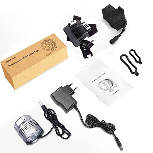 Sahara Sailor 5600 Lumen Bike Light Fahrradlampe Fahrradbeleuchtung Frontlichter Mit Wiederaufladbare 4400 mAh Batterie - 8