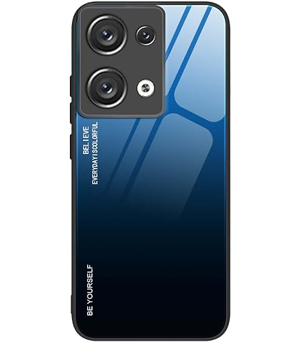 Cover SEAHAI Per Oppo Reno 8 Pro 5G – Custodia A Libro Con Specchio E Clear View, Funzione Stand, Blu - 3
