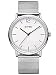 Produktbild Alienwork Quarz Armbanduhr elegant Quarzuhr Uhr modisch Metall weiss silber YH.D5001L-01