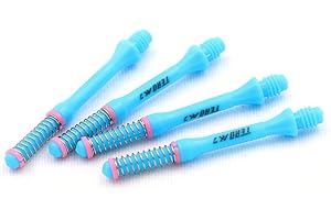 CUESOUL TERO AK7 Dart Shafts Télescope à Ressort intégré pour flèches Pointues en Acier et flèches Pointues Souples, Lot de 4 pièces