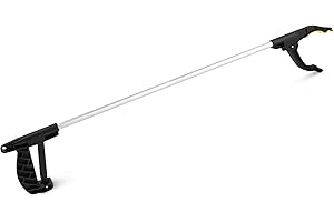 KEPLIN 1 Packung Müllpflücker, ergonomischer Griff mit Langer Reichweite, 75 cm, Gartenwerkzeug, magnetisch, langlebig und stabil, zum Aufsammeln von Müll, Unkraut, Blättern, Gartenarbeit, ältere