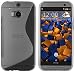 Produktbild mumbi S-TPU Schutzhülle HTC One M8 / M8s Hülle transparent schwarz