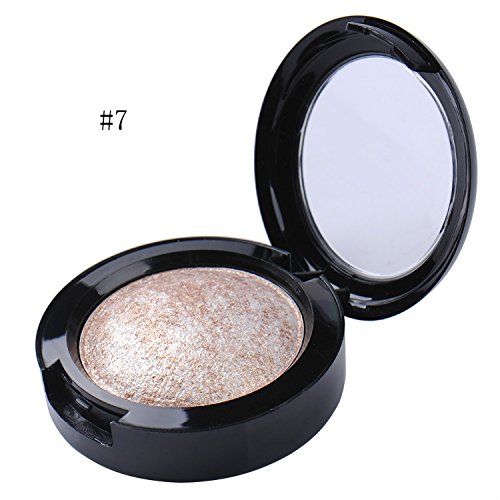 12 Colors Baked Eyeshadow Eye Shadow Palette in Shimmer Metallic (1 Piece)