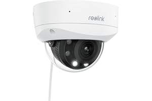 Reolink Zewnętrzna Kamera Bezpieczeństwa 4K PoE z Wykrywaniem Osób/Pojazdów, Zabezpieczeniem Przed Wandalizmem IK10, 5-Krotnym Zoomem, Funkcją Klatek, Alarmem Ruchu, funkcją Time Lapse, RLC-843A