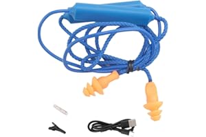 Dytabepl Gehörschutz Ohrstöpsel, Kopfhörer Ohrstöpsel für Arbeit, Rauschunterdrückung Kopfhörer, Wasserdicht und Silikon Gehörschutzstöpsel, Hörschutz, Baustellen, Laute Plätze