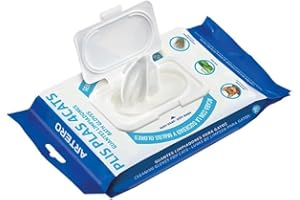 ARTERO Plis Plas 4Cats. Guantes limpiadores para gatos, limpieza profunda, rápida, efectiva y duradera, manten a tu gato siempre limpio (20 Unidades)