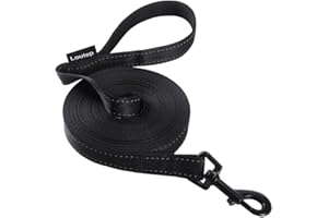 Loutep Schleppleine 3m 5m 10m 15m 20m hundeleine für Hunde kleine große Hund laufleine langlaufleine