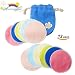 Nursing Bra Pads - 12 Pads Super-Soft Antibacterial Absorbent and Hypoallergenic Reusable Washable, Used for Breastfeeding Lactation