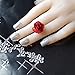 Bling Art False Nails French Manicure Silver Gel Glitter Glossy Medium Tips UK
