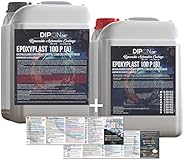 3 KG Epoxidharz 2K EpoxyPlast 100P Holz Glasklar Laminierharz Gießharz Epoxy für GFK Tisch Boden Terra Aquariu