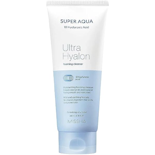 MISSHA Super Aqua Ampoule Maske – Mit Hyaluronsäure & Pflanzenextrakten, Für Tiefe Feuchtigkeit & Glow