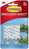 Command Christmas Wreath Hook for Front Door Wreaths with Command Water ...