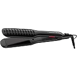 Rowenta x KARL LAGERFELD SF411L Extra Liss Piastra per Capelli, Superficie Larga, 6 Temperature, Riscaldamento Rapido, Rivest