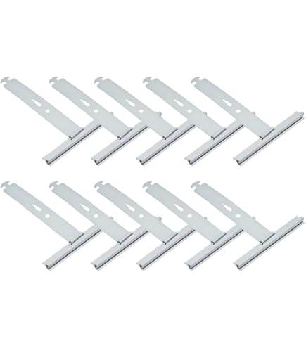 Rollwin 10 x rolluikophangveer MINI - 15 cm rolluikhouders mini rolluikophanging stalen veer bevestigingsveer stalen bandhanger rolluiken veren ophanging mini hangers voor rolluiken