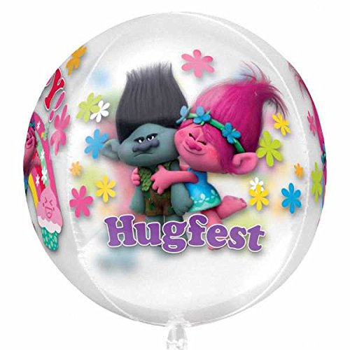 Amscan International 3465201 15 Zoll "Trolle klar Orbz Luftballons" Ballon