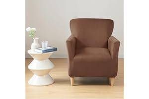 UYEOCO Copripoltrona 1 Posto con Braccioli Relax Reclinabile Universale Copri Poltrona Elasticizzato Lavabile Rimovibile Fodera per Poltrona Poltroncine Relax Copertura per Poltrona Elettrica Reclinabile ( C