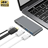 Portables, kinderleichtes Design: Ohne Kabel oder Dongle ist der USB-C-Adapter einfach zu verwenden und mitzunehmen, so dass Sie immer vier zusätzliche Ports haben, wenn die Situation es erfordert