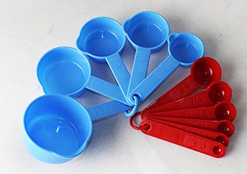 YWRJE 11 Stück Schöne Löffel mit Graduierung Messlöffel Gewürzlöffel DIY für Backen - 3