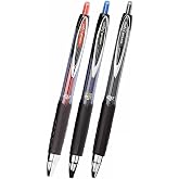Blue Black Red 3 Pieces Uniball Signo 207 0.7 mm Roller Umn-207 Liquid Ink Pilot Pen