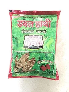 Double Hathi Brand Natural Mehendi Powder Diamond Pack (500 g)