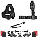 Produktbild savonga Schultergurt Kopfhalterung Helmhalterung und Selfi Stick für GoPro Hero5 Hero4 Hero3 + Hero3 Hero2 und ähnliche Actionkameras sonysport DV AS50R, X3000V Xiaoyi 4K SJ4000 SJ5000 SJ6000 uvm.