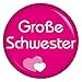 Produktbild Kiwikatze® Familie - große Schwester - 37mm Button Pin Ansteckbutton als Geschenk oder Mitbringsel für die lieben Verwandten