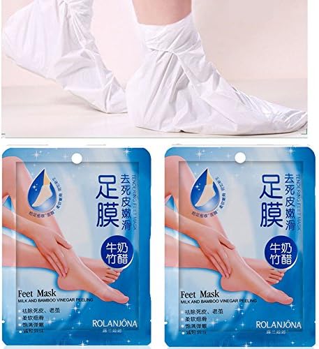 Honey Exfoliating Foot Mask / Foot Mask Sock for Men and Women, Pack of 2 / 7 / 14