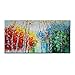 Produktbild Moderne Kunst Ölgemälde,Handgemalte Blumenpflanzen Auf Leinwand,Wohnkultur Kunst Wandbild Wohnzimmer Hintergrund Wandbehang (Kein Rahmen),C,60×120Cm